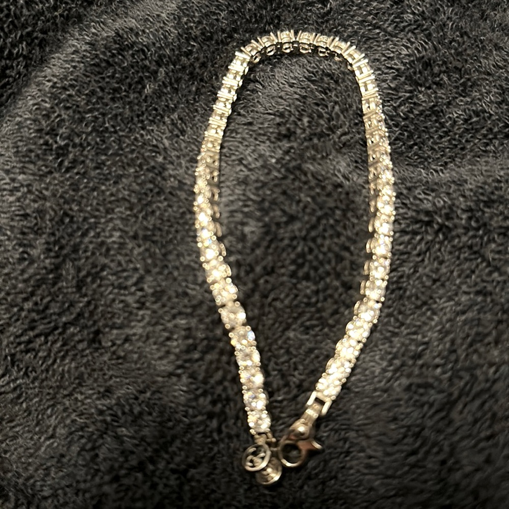 Cubic Zirconia Tennis Bracelet in Sterling Silver